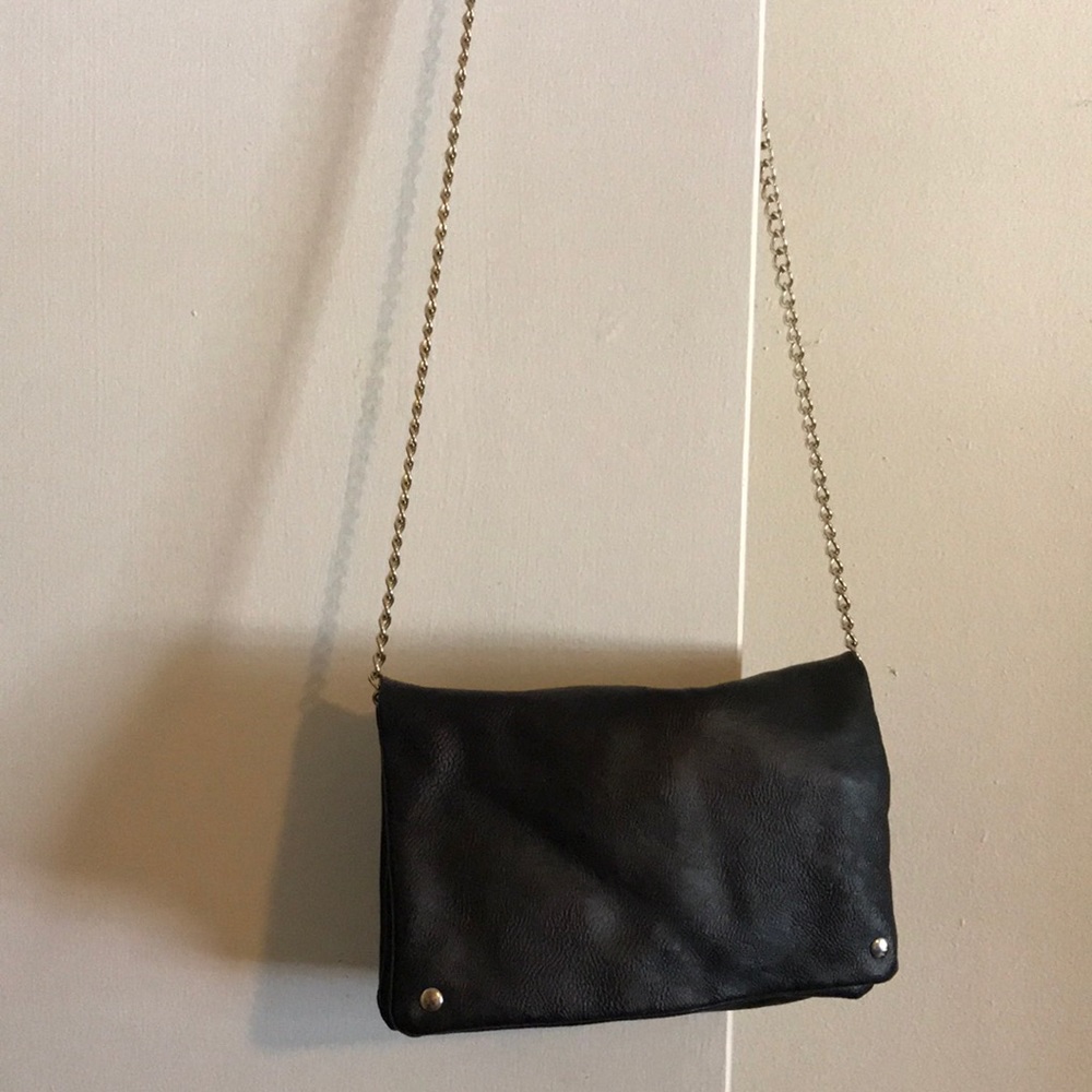 Black Chained Crossbody